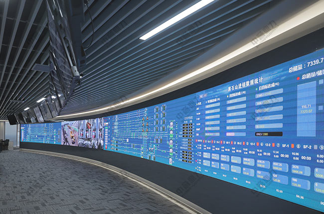 智慧礦山管理系統大屏展示