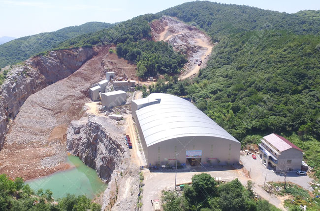 湖南省婁底市時(shí)產(chǎn)10000噸砂石骨料生產(chǎn)線