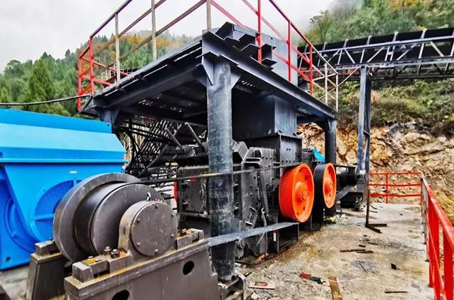 四川省巴中市DLZSJ1416雙轉子制砂機