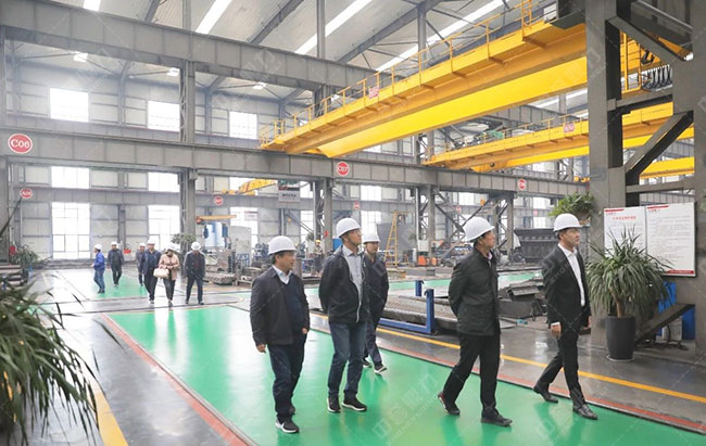 天瑞集團導一行蒞臨中譽鼎力參觀考察