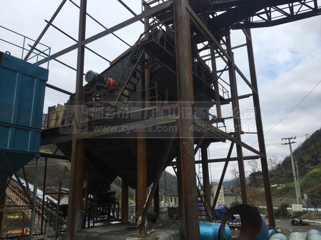 石灰石破碎流程 石灰石物料破碎流程圖