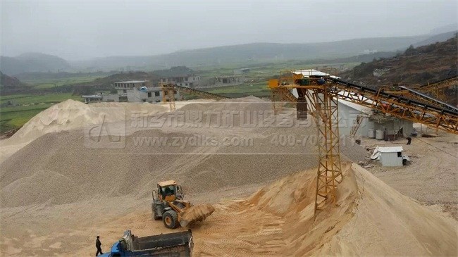 貴州一建時(shí)產(chǎn)1200噸砂石生產(chǎn)線覽
