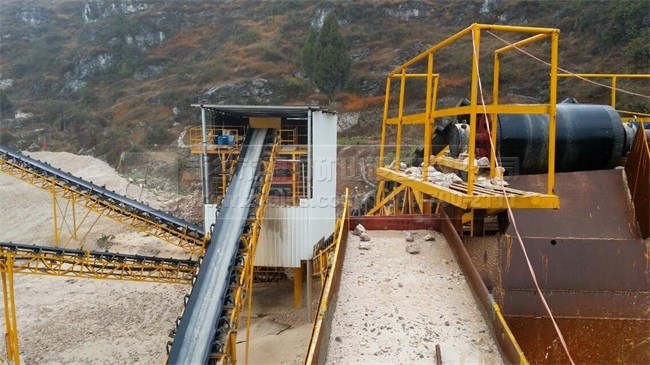 貴州一建時(shí)產(chǎn)1200噸砂石生產(chǎn)線