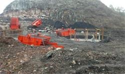 建設(shè)中的石料生產(chǎn)線