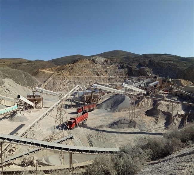 石料生產線中的振動篩