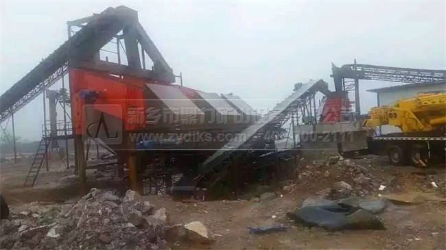 安徽鳳陽時產1200噸石料生產線