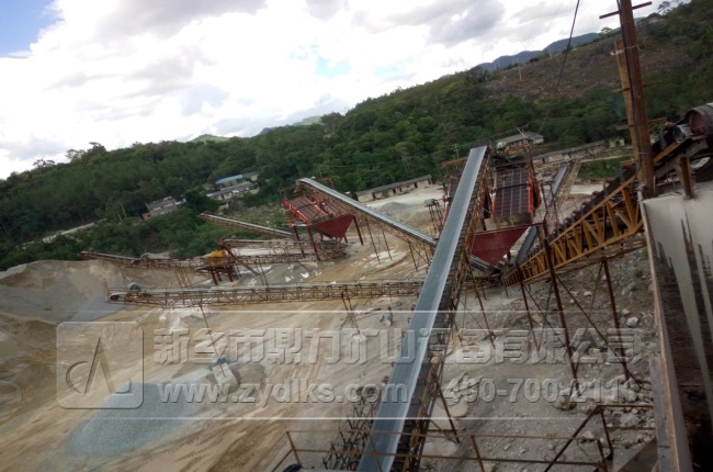云南普洱時產500噸砂石設備生產線 云南普洱時產500噸砂石設備生產線