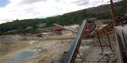 云南玉磨鐵路普洱段時產400-500噸砂石骨料生產線