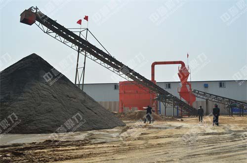 干式砂石分離機