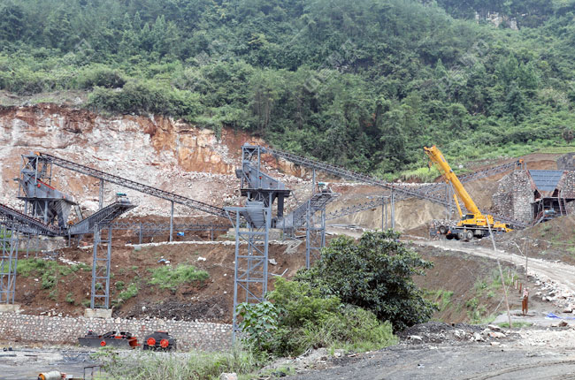 廣西時產500噸碎石生產線 廣西時產500噸碎石生產線