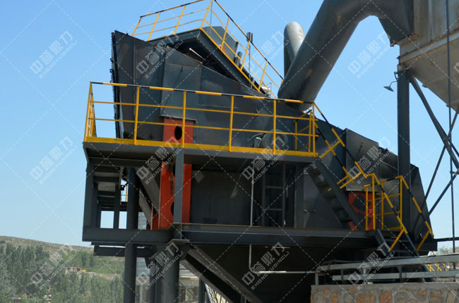 河北邢臺(tái)臨城中聯(lián)水泥石料生產(chǎn)線(xiàn)篩分