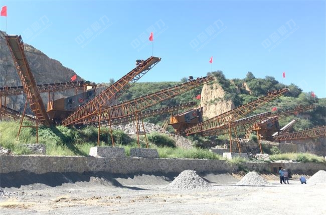 配圖:采石加工點