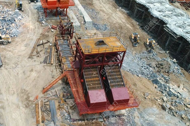 河北涉縣中普建材時產800噸石料生產線