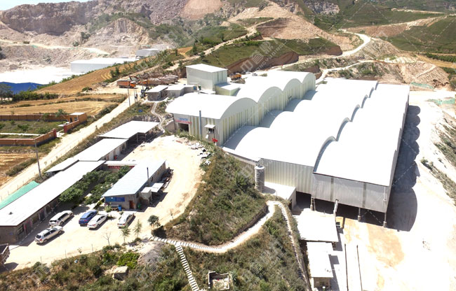 銅川金梧桐礦業封閉式石料生產線