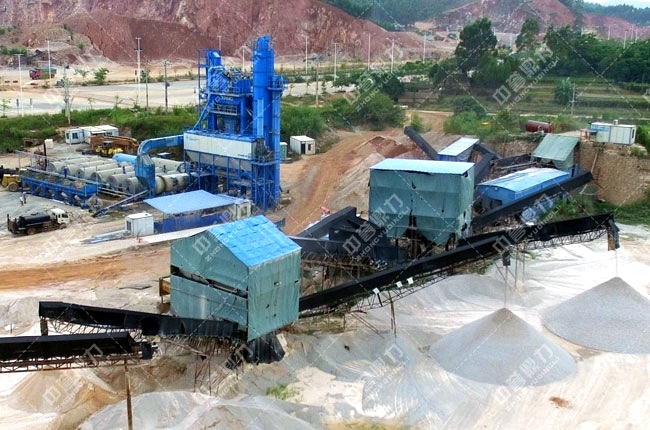 廣西一處環(huán)保采石場