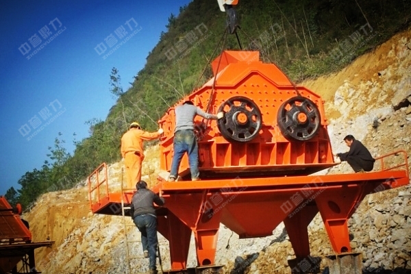 破沙機現(xiàn)場