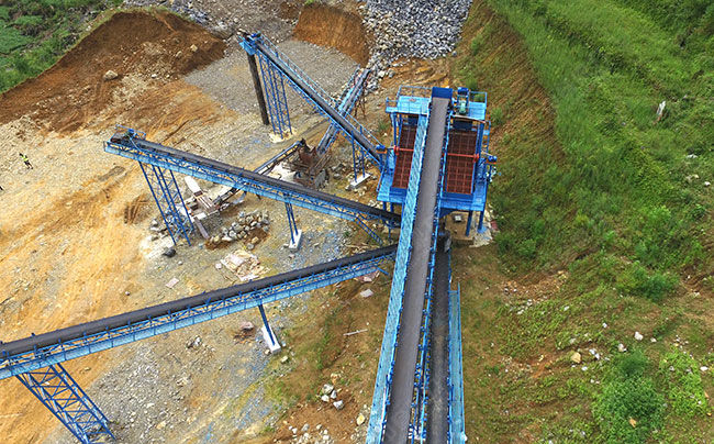 礦用皮帶運輸機現場環境