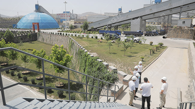 參觀資源有限公司時產3000噸砂石骨料生產線