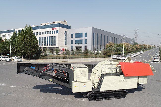 鵝卵石移動式破碎機的優勢特點 鵝卵石移動式破碎機的優勢特點